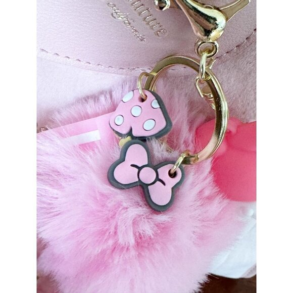My Melody Faux Fur Pompom Keychain Purse Accessory - Picture 4 of 5